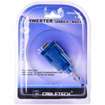 KPO3431-1.5 USB2 RS232 kabeļa pārveidotājs CABLETE