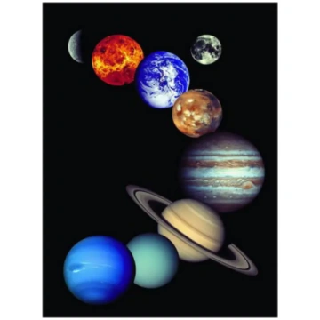 Puzzle Solar system - planets and moon Eurographic