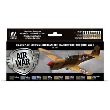 Akrila krāsu komplekts VALLEJO Model Air – US Army