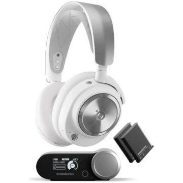 Bezvadu austiņas Steelseries Arctis Nova Pro, balt
