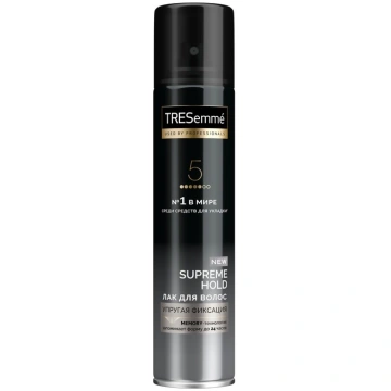 Tresemme SUPREME HOLD Matu laka Stiprā fiksācija.