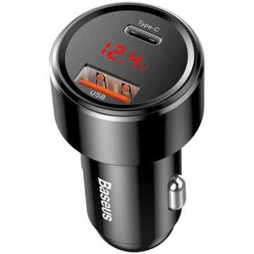 Auto telefona lādētājs Baseus 2 USB Quick Charge 4