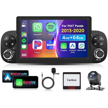 4G 64G VECHTEL 7 collu Bluetooth radio Fiat Panda 
