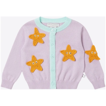 CARDIGAN CON TOPPA STELLA MARINA - 9 M