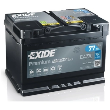 EXIDE PREMIUM 12V/77Ah/760A AKB 278x175x190 AK-EA7