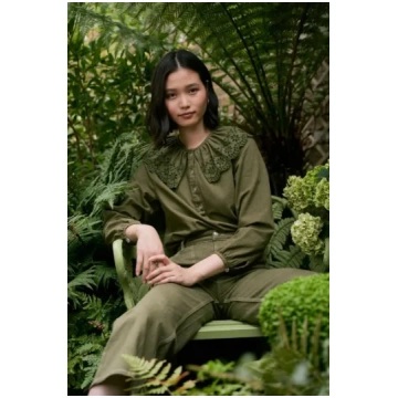 Seventy + Mochi Dylan Blouse - Pine