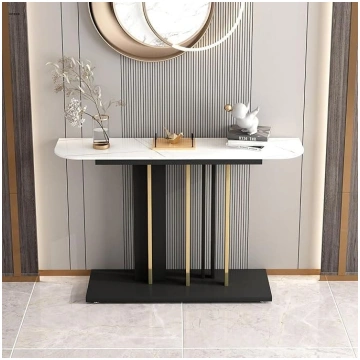 Modern, Luxurious Console Table with Sintered Ston