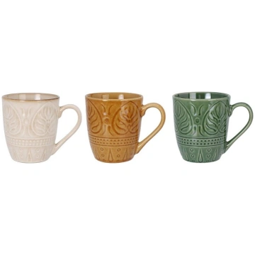 MUG WITH FLOWER PETALS 3 DIFF DESI 390ML Q97001310