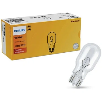 Spuldze PHILIPS W16W 12V PHILIPS – Spuldzes PHILIP