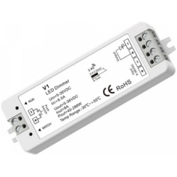 V1 Controller, 5-36V, 1x 8A, Push-Dimm SKYDANCE