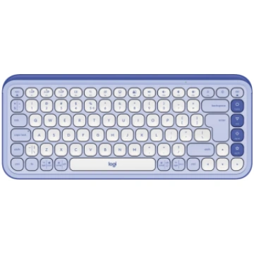 Klaviatūra Logitech POP ICON KEYS OFF White Lilac 