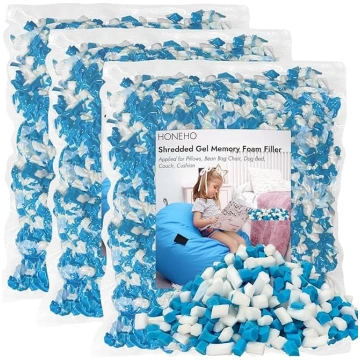 6.6 kg memory foam filling for bean bag, adding ge