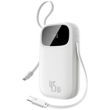 Powerbank 20000mAh USB-A USB-C ar displeju un 2 in