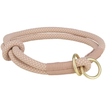 Kaklasiksna suņiem Trixie Soft Rope, rozā krās./ga