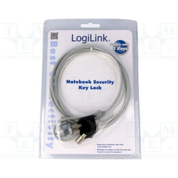 Security wire; silver; Features: key protection; 1