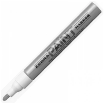Noturīgais marķieris ZEBRA PAINT MARKER, 3 mm, sud