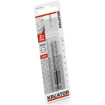 Urbju komplekts Metālam 2.5mm 2gb NOVIPRO