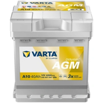 Varta - VARTA DYNAMIC AGM A10 0/1 - 12V | 40A | 40