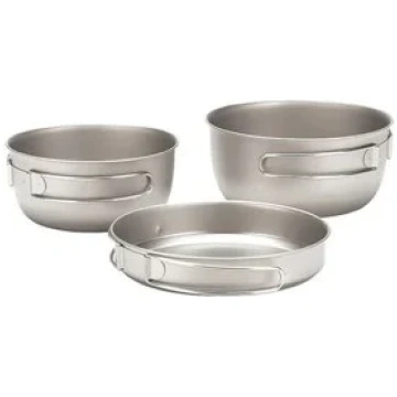 Snow Peak Titanium 3-Piece Cookset