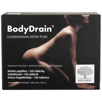 NEW NORDIC BodyDrain tabletes N120