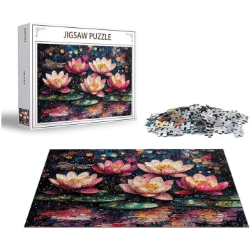 Puzzle Dragonfly Puzzle 4000 gabaliņu ezera koka p
