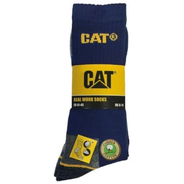 Vīriešu darba zeķes CAT DYP606 zils 46/50 3pr, 46/