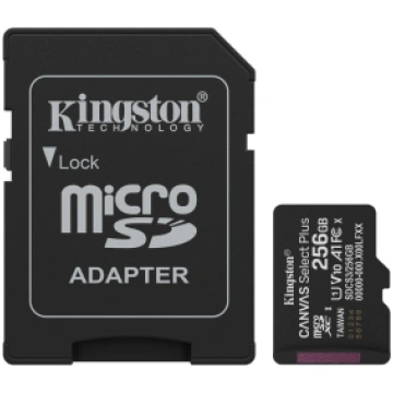 Atmiņas karte Kingston MicroSDXC 256GB Canvas Sele