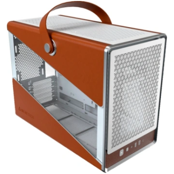 Montech Heritage, tower case (white/brown, tempere