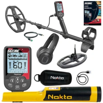 NOKTA TRIPLE SCORE 3 + AccuPOINT Pinpointers metāl