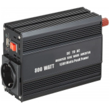 Auto invertors 12/24V-230V (SGM800W) KrafTDele