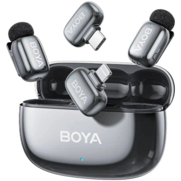 Boya bezvadu mikrofons mini 2-01 Lightning/USB-C, 