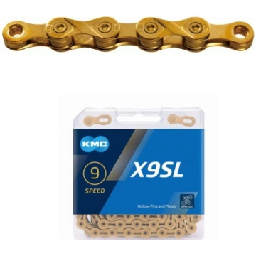 KMC Ķēde X9 114 posmi Zelta kastīte (-) 1550672