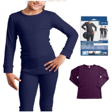 Termoveļas krekls bērniem Thermohemd 31101, bordo