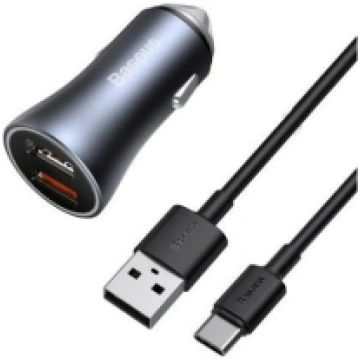 Baseus Contactor Pro fast car charger 2x USB 40 W