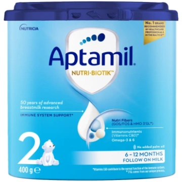 Aptamil 2 piena maisījums, 400 g