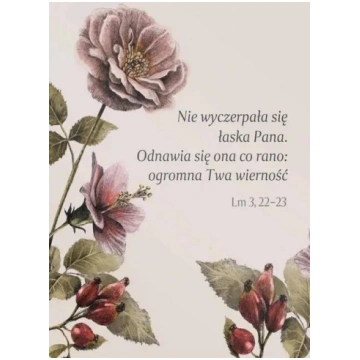 Ledusskapja magnēts Szaron “Nie wyczerpała się łas