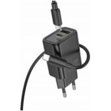 Hoco N63 30W 3A 1 x USB-A / 1 x USB-C with Lightni