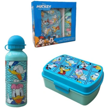 Mickey Mouse alumīnija ūdens pudele + pusdienu kas