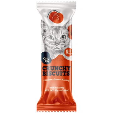 Gardums kaķiem – Kitty Joy Crunchy Biscuits Chicke