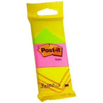 Post-It Sticky notes 6812 Neon 51x38mm, 3 pieces/p