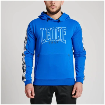 Felpa Leone Iconic con Cappuccio - Blu / XL