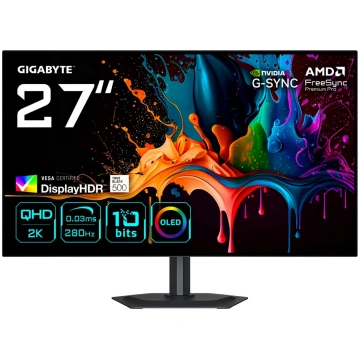 GIGABYTE MO27Q28G 27″ OLED QHD Gaming Monitor 280H