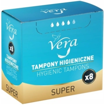 VERA Higiēniskie tamponi Super, 8 gab