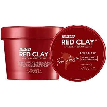 Missha - Amazon Red Clay™ poru maska 110 ml