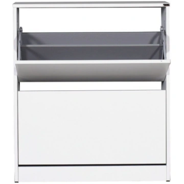 Apavu skapis Kalune Design SHC-520-BB-1, balta krā