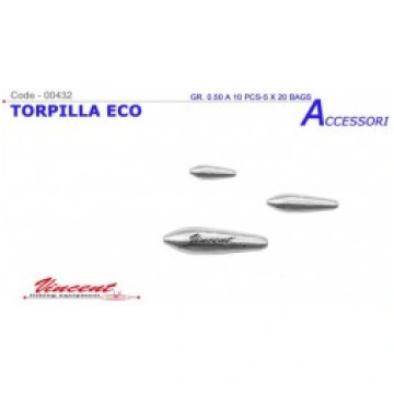 Vincent torpilla piombo eco gr 4,00