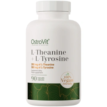 OstroVit L-teanīns + L-tirozīns - 90 kapsulas