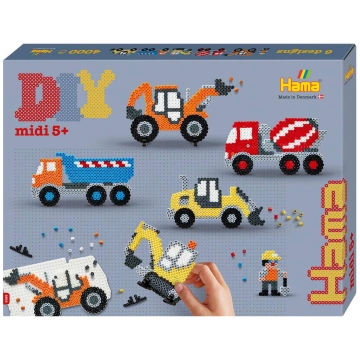 Hama - Midi Gift Box Construction Machinery (38316
