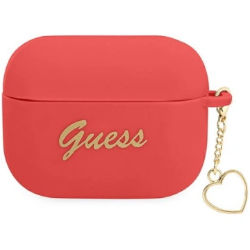 Guess case for Airpods Pro GUAPLSCHSR red Silicone