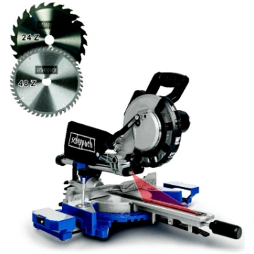 Leņķzāģis Scheppach HM216 + zāģa asmens, 590121590